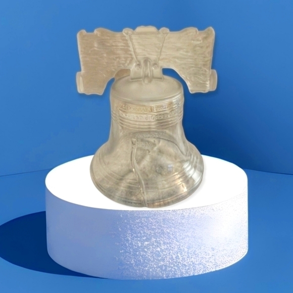 Vintage Other - 3/$30 Glass Historic Liberty Bell Home Decor